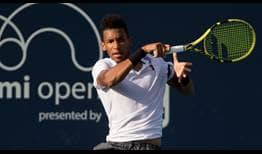 Felix Auger-Aliassime jugará por primera vez en su carrera los cuartos de final de un ATP Masters 1000 en el Miami Open presented by Itaú.