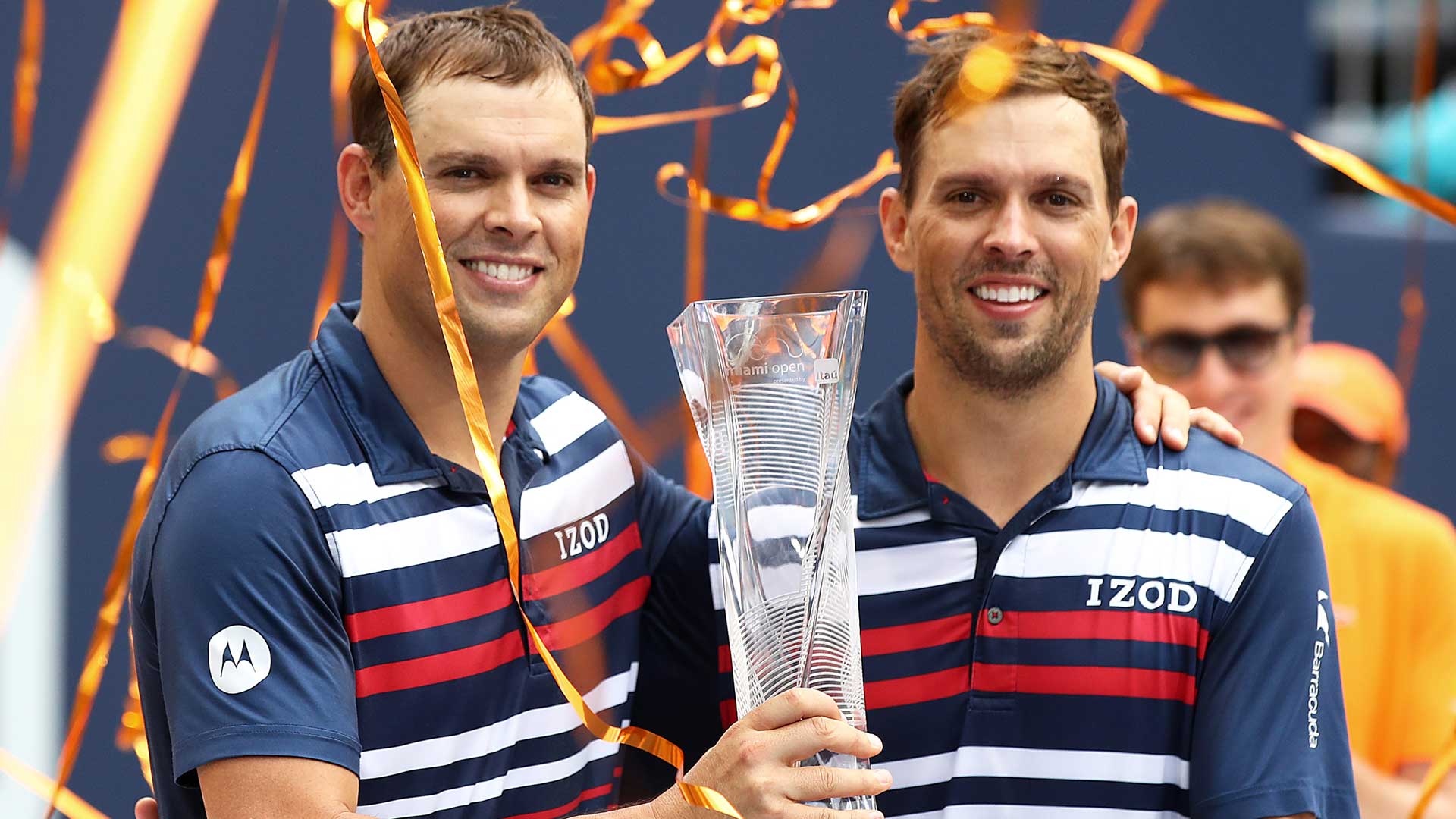 The Bryan Brothers win the doubles title at the <a href='https://www.atptour.com/en/tournaments/miami/403/overview'>Miami Open presented by Itau</a>.