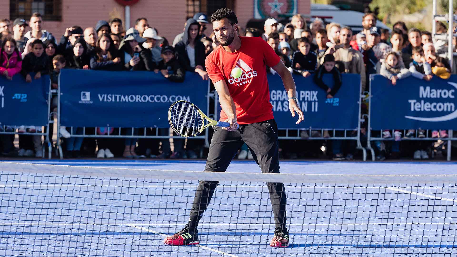 Jo-Wilfried Tsonga is a wild-card entry at the Grand Prix Hassan II in Marrakech