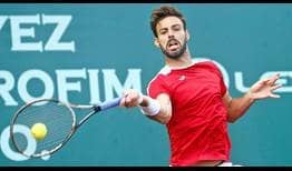 Marcel Granollers, the 2008 Houston champion, battles past fifth seed Taylor Fritz in three sets on Monday.