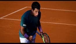 Jaume Munar tenía un balance de 0-3 ante jugadores del Top 10 hasta el día de hoy.