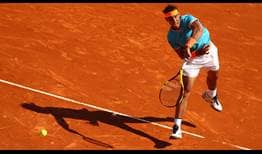 Rafael Nadal disputó este miércoles su partido No. 11 en el Rolex Monte-Carlo Masters ante un compatriota.
