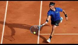 Fabio Fognini joins fellow Italian Lorenzo Sonego in the Monte-Carlo quarter-finals after beating Alexander Zverev on Thursday.