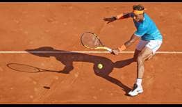 Rafael Nadal breaks Guido Pella's serve seven times to reach the Monte-Carlo semi-finals.