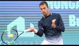 Laslo Djere is looking to win his second ATP Tour title this week in Budapest.