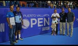 Puerto Vallarta is presented with the 2018 ATP Challenger of the Year award.