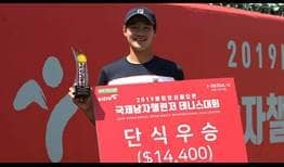 Soon-woo Kwon is the champion in Seoul, Korea, lifting his second ATP Challenger Tour trophy and first on home soil.