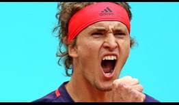 Alexander Zverev comes from a break down in the third set against Hubert Hurkacz to reach the Madrid quarter-finals.