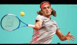 Stefanos Tsitsipas enfrenta a Alexander Zverev en los cuartos de final del Mutua Madrid Open 2019.