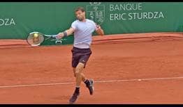 Grigor Dimitrov is competing in qualifying for the first time since 2012 Paris.