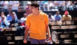 Taylor Fritz records his third Top 30 win of 2019 by beating Roberto Bautista Agut on Thursday in Lyon.