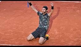 Khachanov-Roland-Garros-2019-Monday-Celebration