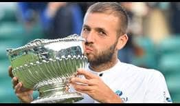 Daniel Evans is the champion at the Nature Valley Open, going back-to-back in Surbiton and Nottingham on the ATP Challenger Tour.