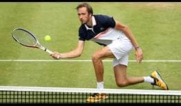 Daniil Medvedev took early control against Diego Schwartzman on Friday at The Queen's Club.