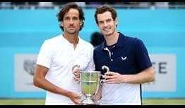 Feliciano Lopez and Andy Murray made their first outing together a memorable one at the Fever-Tree Championships.