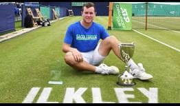 Dominik Koepfer is the champion in Ilkley, claiming his maiden ATP Challenger Tour title.