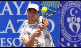 Miomir Kecmanovic beats Viktor Troicki on Thursday for a place in his first ATP Tour semi-final in Antalya.