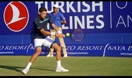Fourth seed Pablo Carreno Busta battles past Bernard Tomic on Thursday for a place in the Antalya semi-finals.