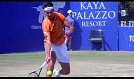 Lorenzo Sonego saves three of four break points to beat Pablo Carreno Busta at the Turkish Airlines Open Antalya on Saturday.