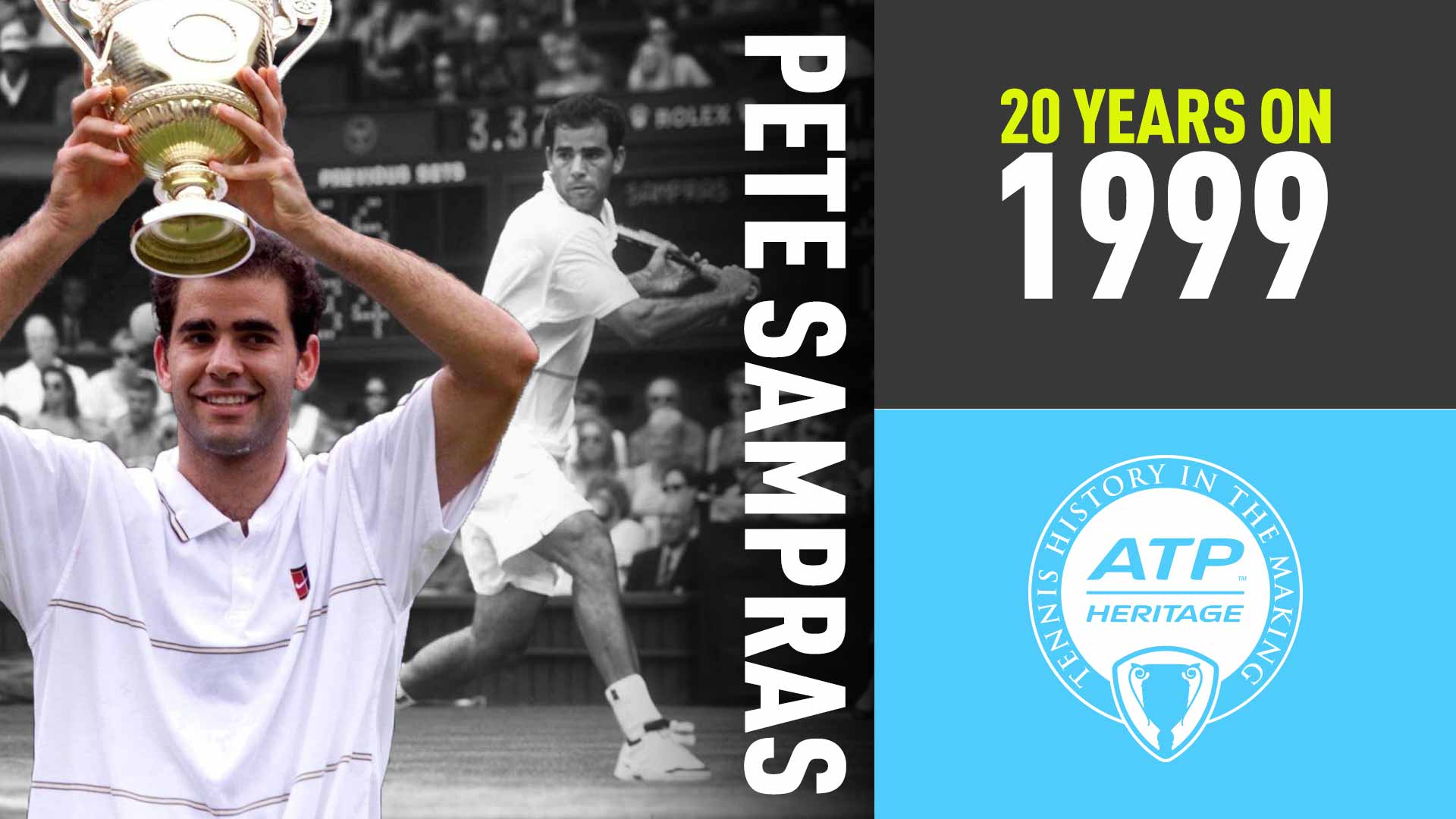 Pete Sampras played the best match of his career in the 1999 Wimbledon final, when he beat his long-time rival Andre Agassi.