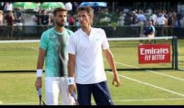 Marcel Granollers and Sergiy Stakhovsky made their team debut a memorable one by winning the Hall of Fame Open.
