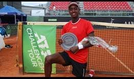 Mikael Ymer lifts his second ATP Challenger Tour trophy, prevailing in Tampere, Finland.