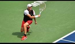 Dominic Thiem doesn't have things his own way but survives a tight encounter against Marin Cilic on Thursday in Montreal.