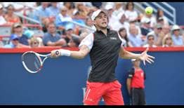 Dominic Thiem doesn't have things his own way but survives a tight encounter against Marin Cilic on Thursday in Montreal.