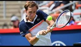 Daniil Medvedev's backhand remains one of the most unorthodox parts of his game.