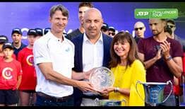 The Odlum Brown VanOpen receives its 2018 Tournament of the Year award on the ATP Challenger Tour.