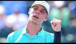 Denis Shapovalov beats Andrey Rublev on Friday at the Winston-Salem Open.