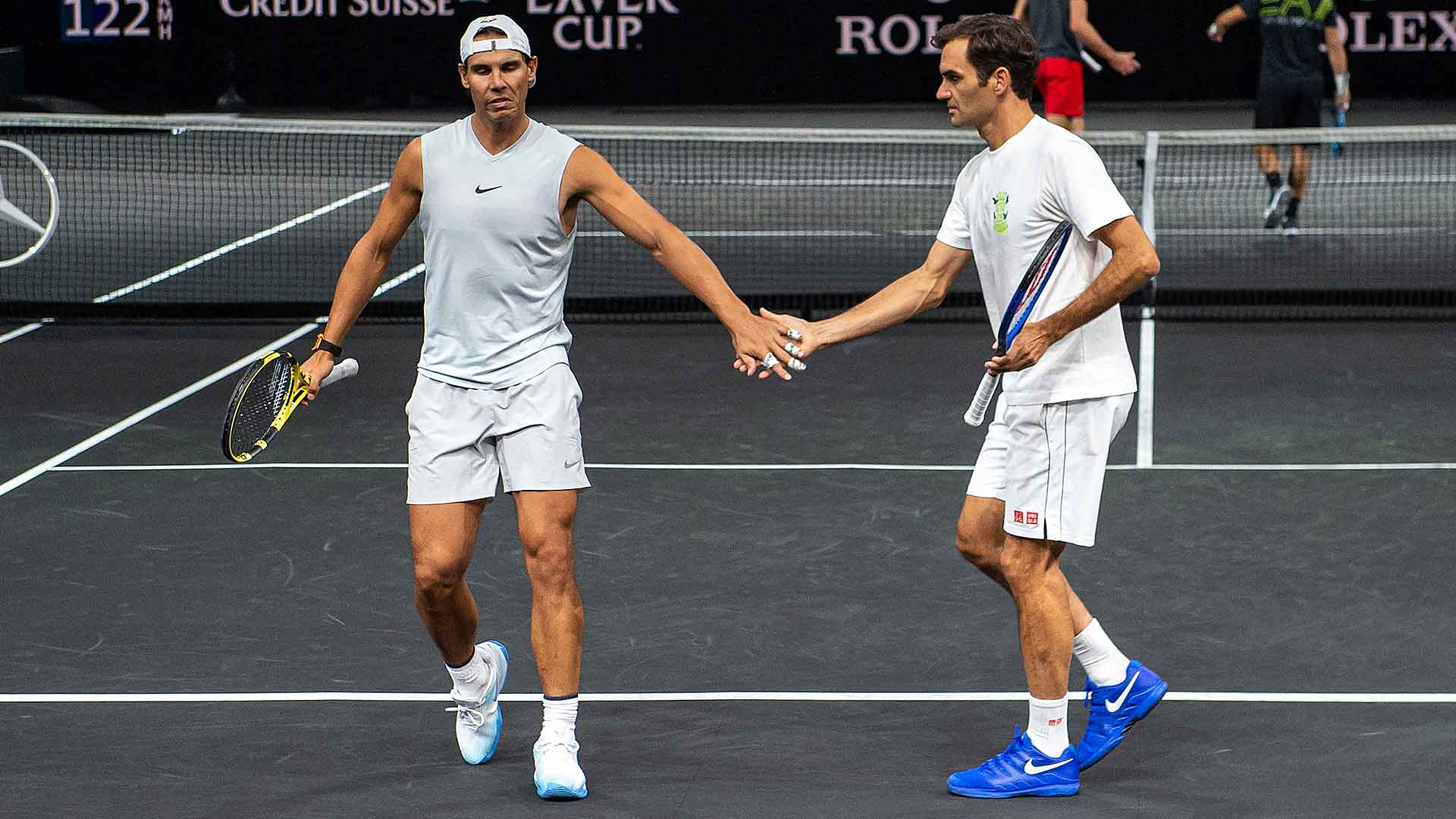 2019 Laver Cup Roger Federer, Rafael Nadal Ready To Get Started In Geneva ATP Tour Tennis