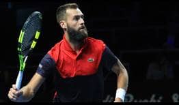 Benoit Paire wins his second all-French battle of the week against Gregoire Barrere in Metz.
