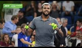 Jo-Wilfried Tsonga is making his first appearance at the Open d'Orleans.