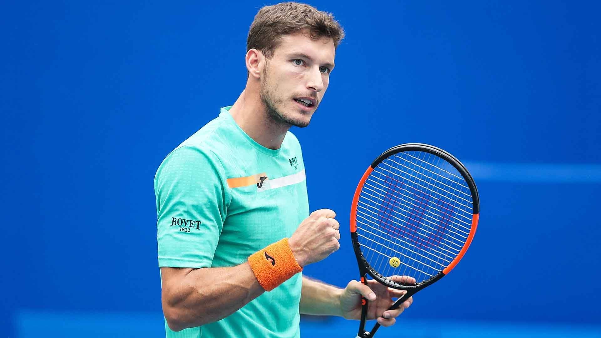 Pablo Carreno Busta improves to 24-17 at tour-level this year.