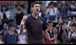 Novak Djokovic buscaba en Tokio el décimo título de su carrera en un torneo donde jugaba por primera vez el cuadro final.