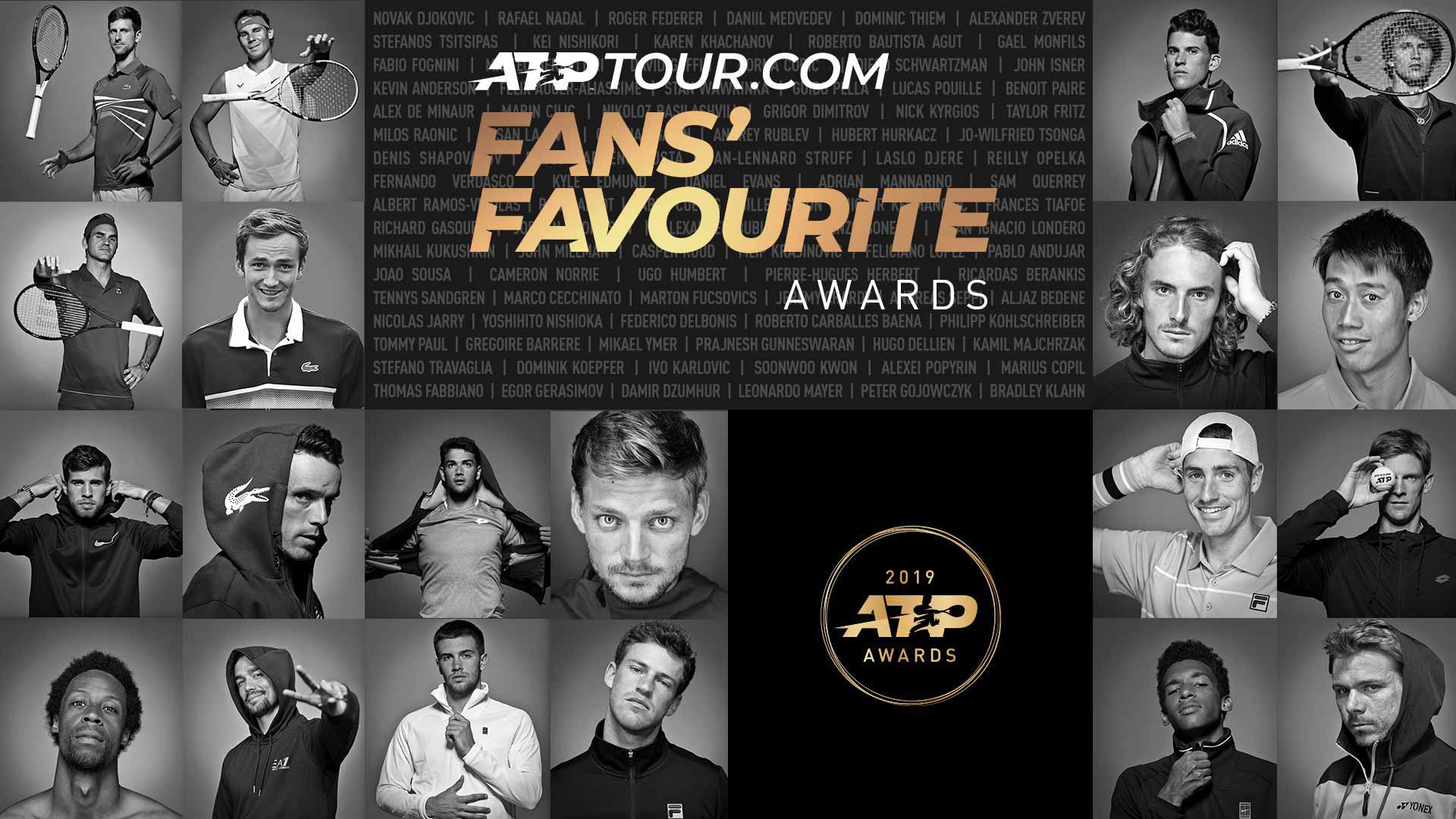atp world tour fans favourite award