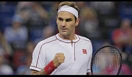 Roger Federer is going for his third Rolex Shanghai Masters title this week.