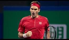 Roger Federer is going for his third Rolex Shanghai Masters title this week.