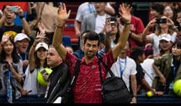 Novak Djokovic se despidió en cuartos de final del Rolex Shanghai Masters este viernes tras caer ante Stefanos Tsitsipas.