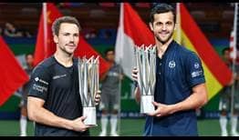 Bruno Soares and Mate Pavic won 90 per cent of first-serve points (26/29) during the Rolex Shanghai Masters final on Sunday.