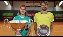 Lukas Lacko is the champion in Ismaning, Germany.