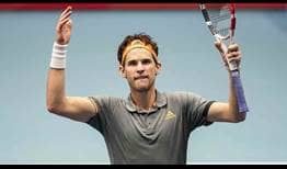 Dominic Thiem is undefeated in ATP 500 matches this month.