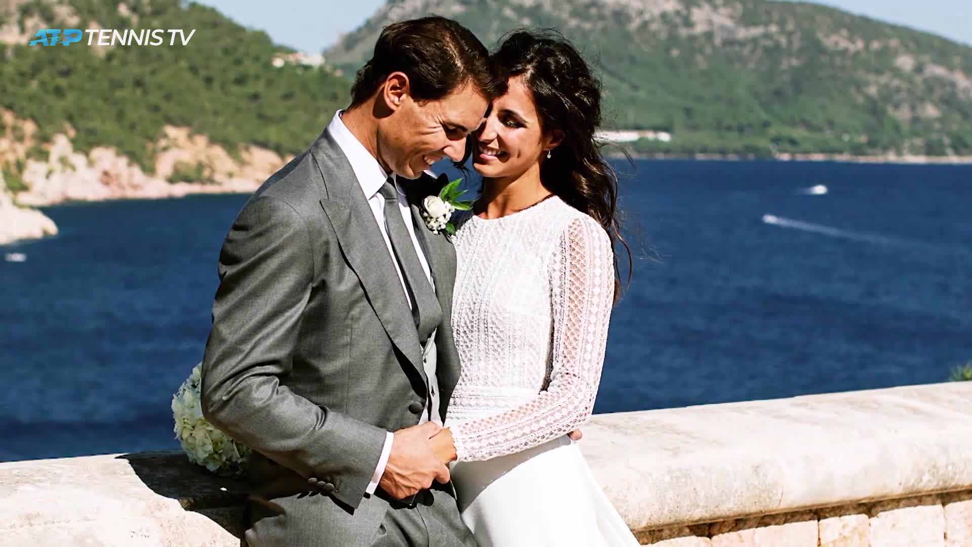 <a href='https://www.atptour.com/en/players/rafael-nadal/n409/overview'>Rafael Nadal</a> and Maria Francisca Perello wed on 19 October in Mallorca. 