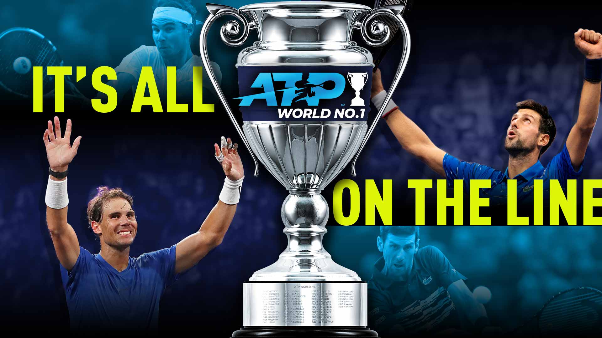 Nadal y Djokovic están peleando en las Nitto ATP Finals por el No. 1 del Ranking ATP de fin de año.