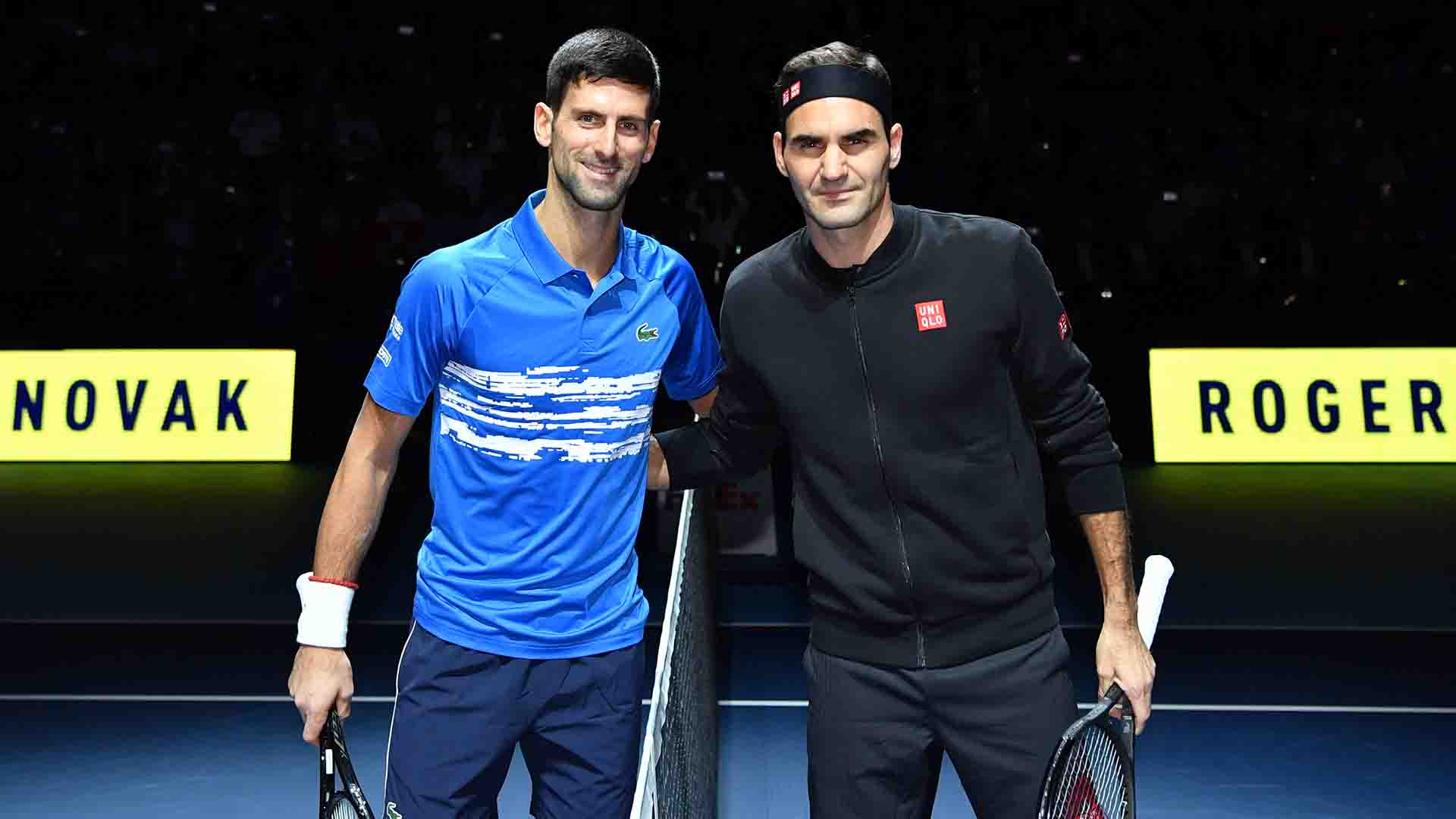 Novak Djokovic leads Roger Federer 19-18 in hard-court encounters.