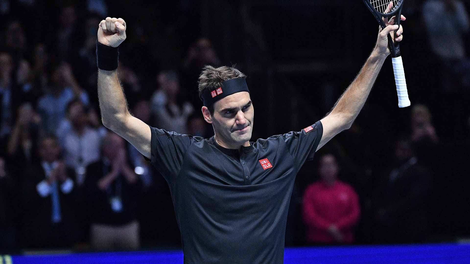 <a href='https://www.atptour.com/en/players/roger-federer/f324/overview'>Roger Federer</a> beats <a href='https://www.atptour.com/en/players/novak-djokovic/d643/overview'>Novak Djokovic</a> for the first time since the 2015 Nitto ATP FInals on Thursday night.