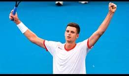 Hurkacz-ATP-Cup-2020-Arms-Up