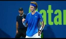 Andrey Rublev picks up his third ATP Tour title in Doha.