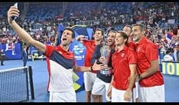 Serbia ATP Cup 2020 Champions Selfie